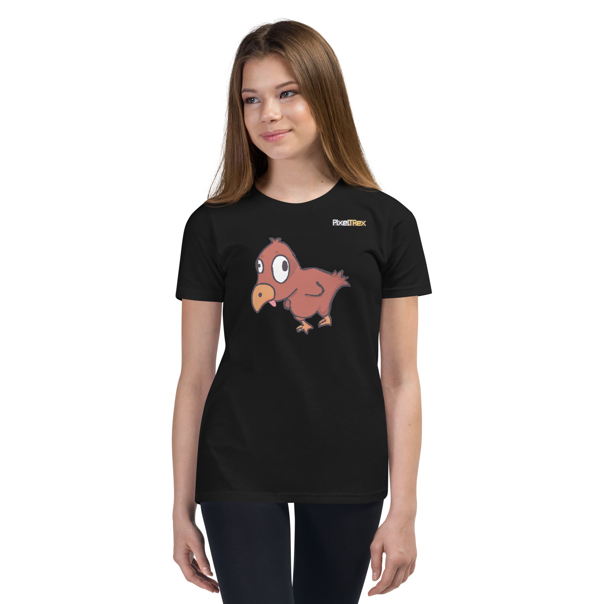 PixelTRex™ – Doug the Dodo Pixel Creature Youth T-Shirt