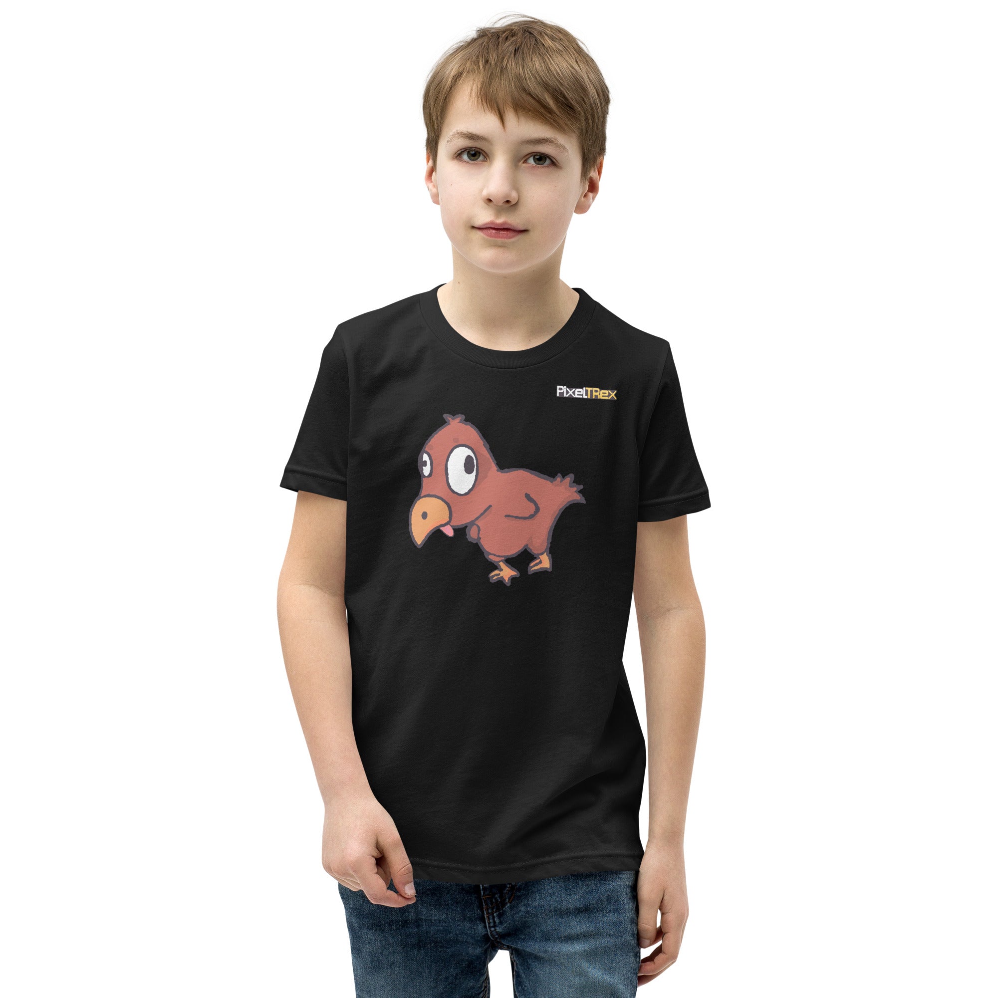 PixelTRex™ – Doug the Dodo Pixel Creature Youth T-Shirt