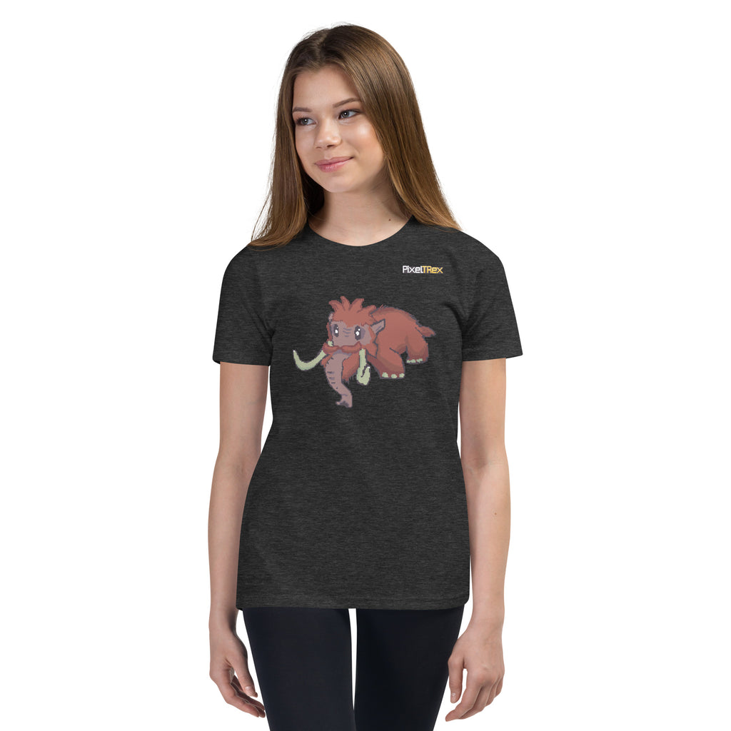 PixelTRex™ – Mammo the Mammoth Pixel Creature Youth T-Shirt