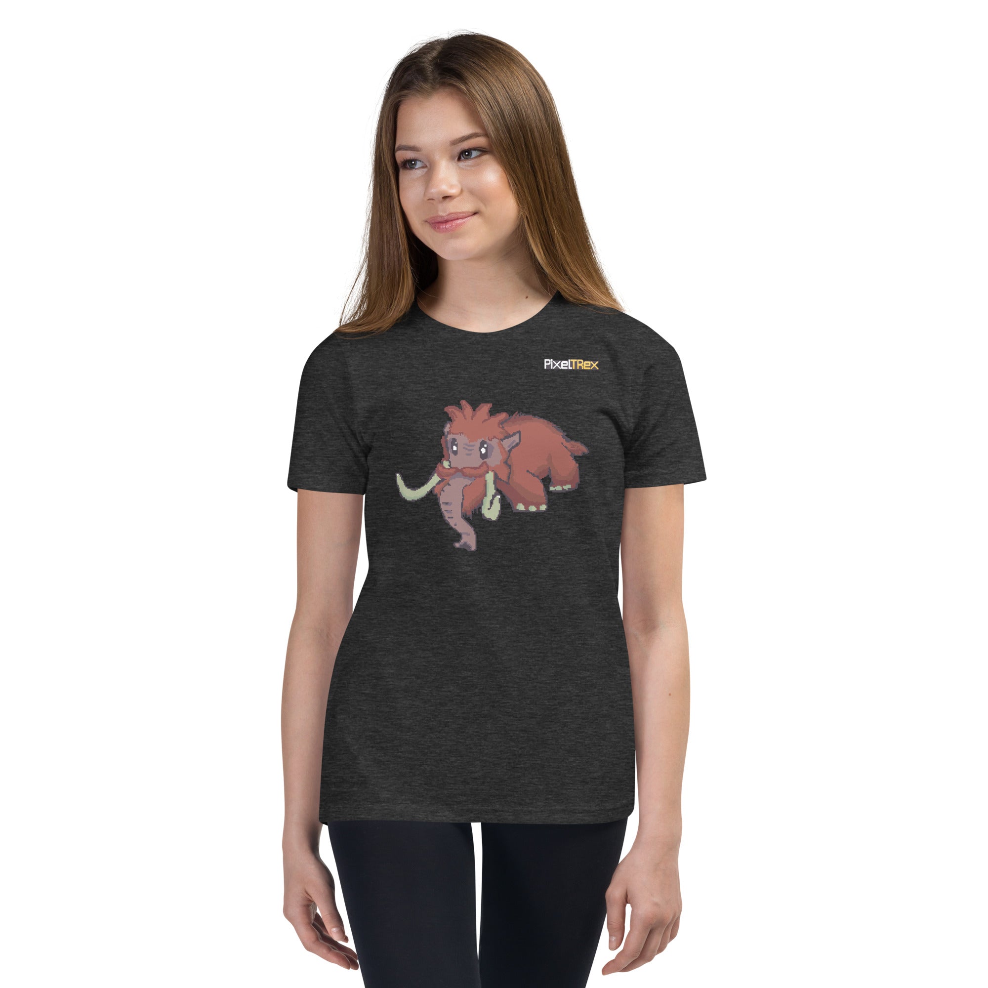 PixelTRex™ – Mammo the Mammoth Pixel Creature Youth T-Shirt