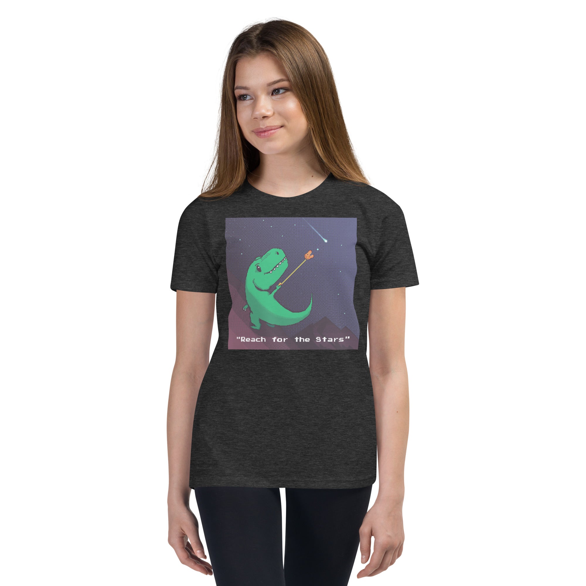 PixelTRex™ - Trex "Reach for the Stars"  Youth T-Shirt