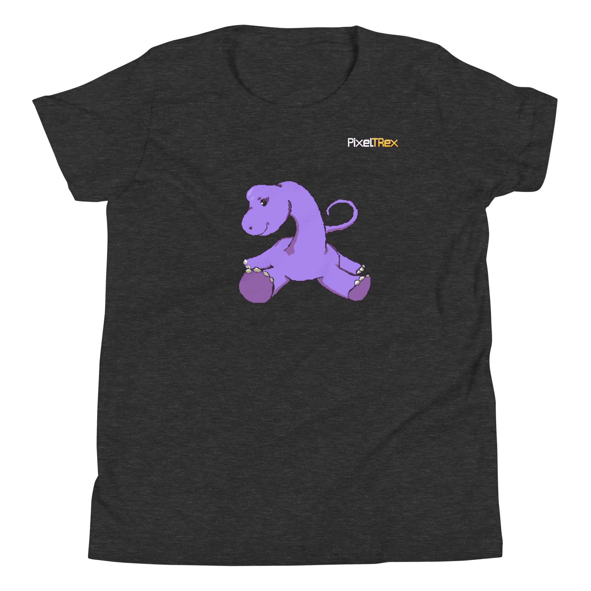 PixelTRex™ – Bracey the Brachiosaurus Pixel Dinosaur Youth T-Shirt
