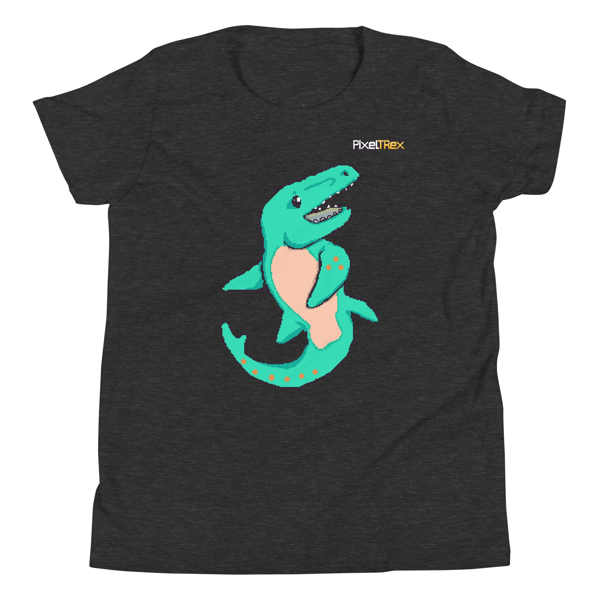 PixelTRex™ – Mosa the Mosasaurus Pixel Creature Youth T-Shirt