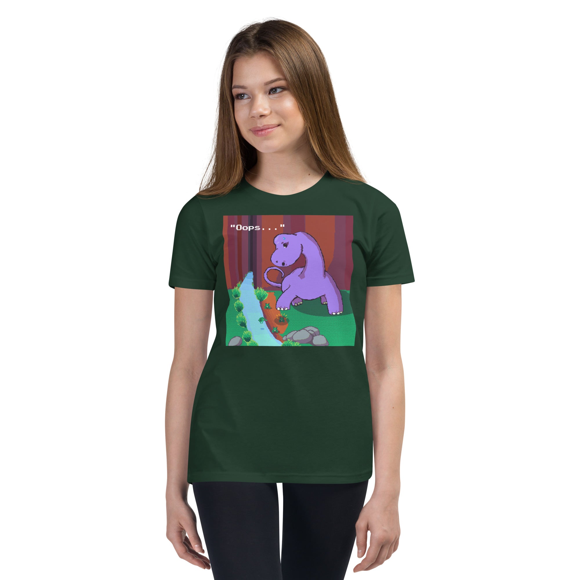 PixelTRex™ – Bracey “Oops” Youth T-Shirt