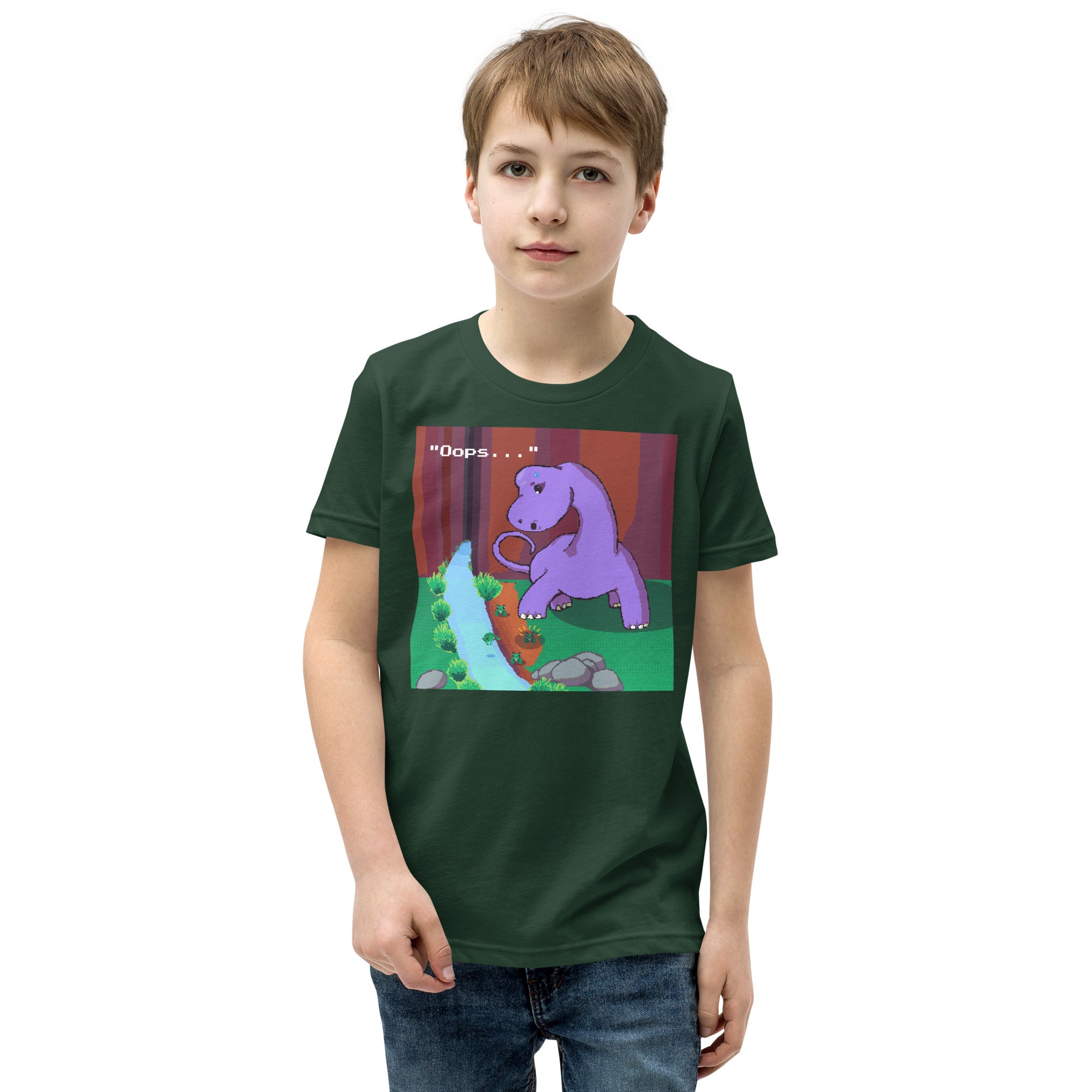 PixelTRex™ – Bracey “Oops” Youth T-Shirt