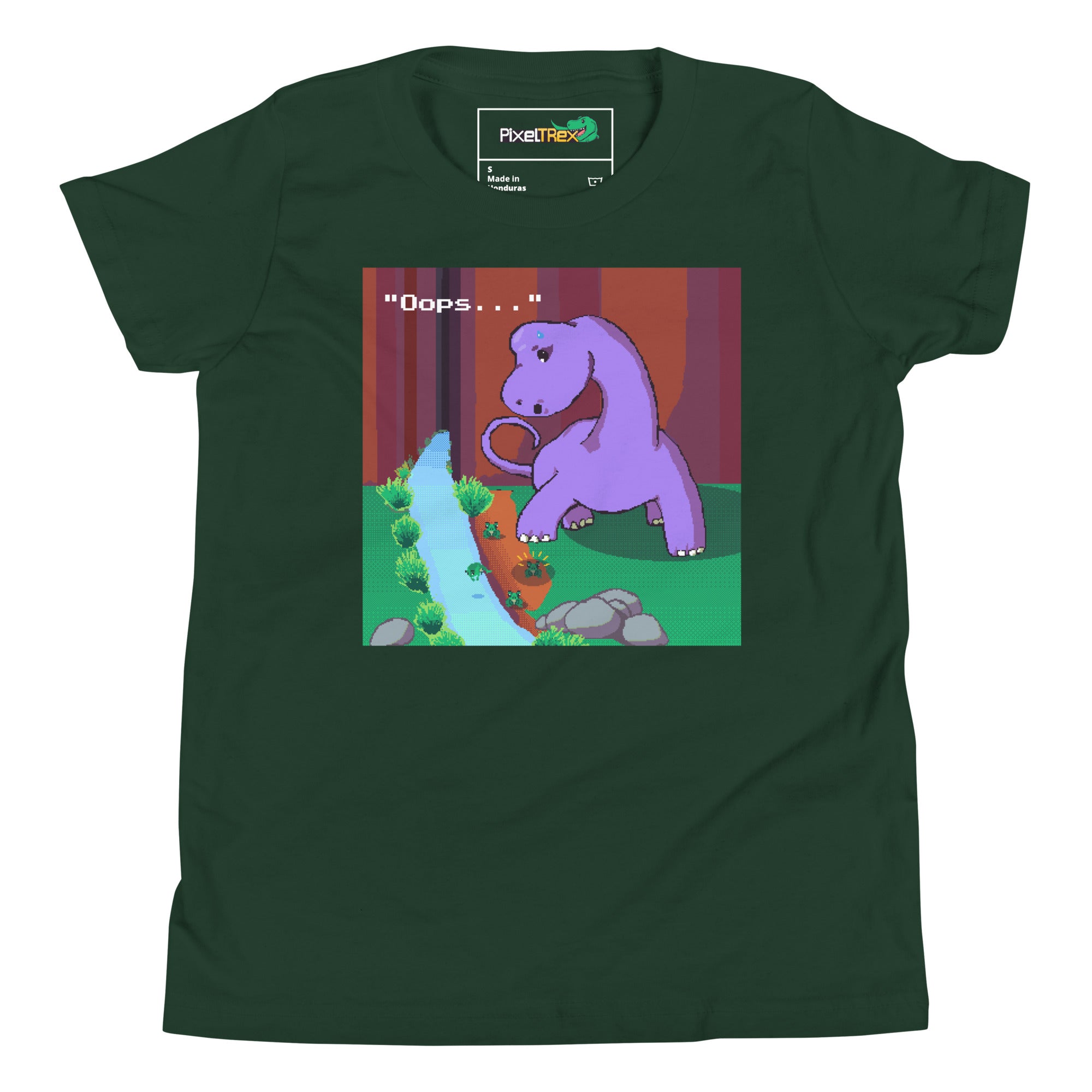 PixelTRex™ – Bracey “Oops” Youth T-Shirt