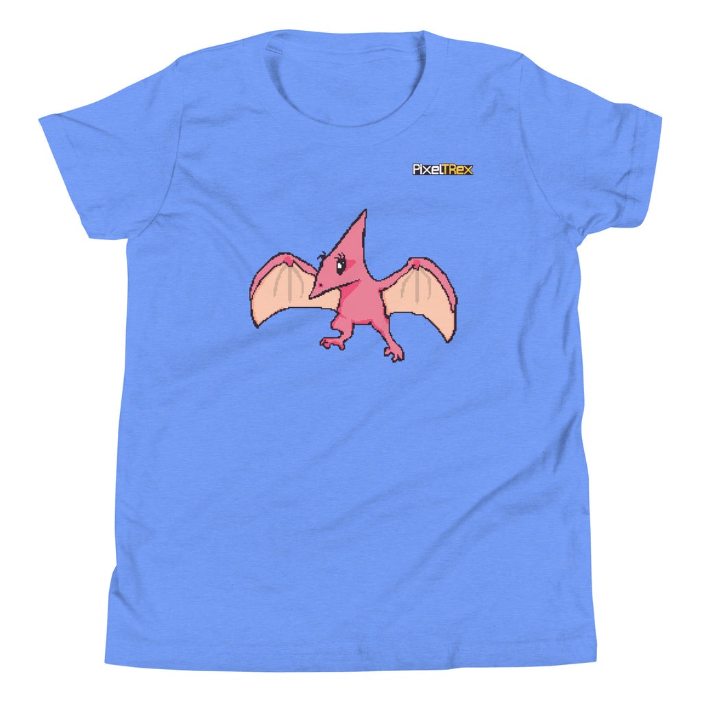 PixelTRex™ – Tera the Pteranodon Pixel Creature Youth T-Shirt