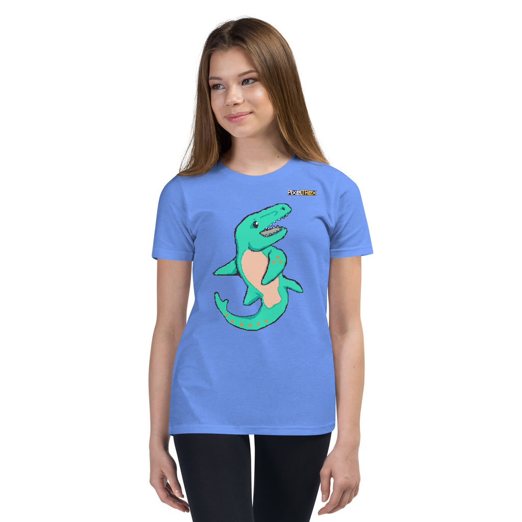 PixelTRex™ – Mosa the Mosasaurus Pixel Creature Youth T-Shirt