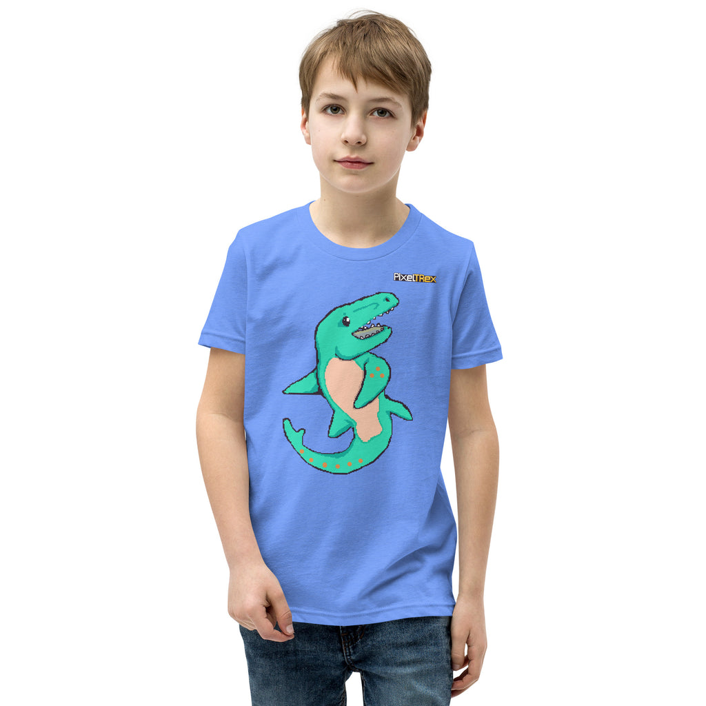 PixelTRex™ – Mosa the Mosasaurus Pixel Creature Youth T-Shirt