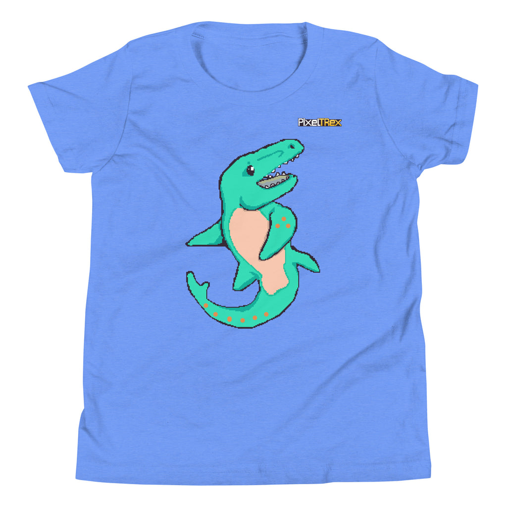 PixelTRex™ – Mosa the Mosasaurus Pixel Creature Youth T-Shirt