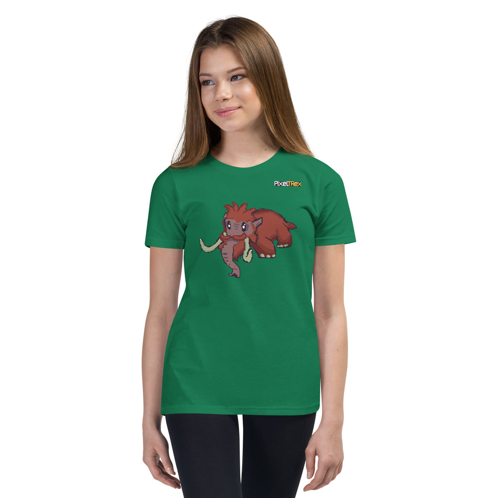 PixelTRex™ – Mammo the Mammoth Pixel Creature Youth T-Shirt