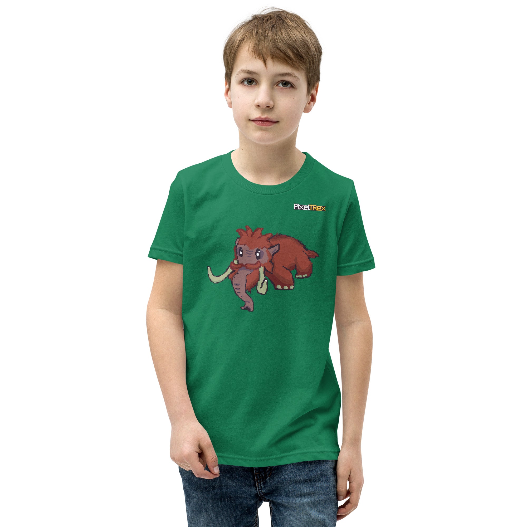 PixelTRex™ – Mammo the Mammoth Pixel Creature Youth T-Shirt