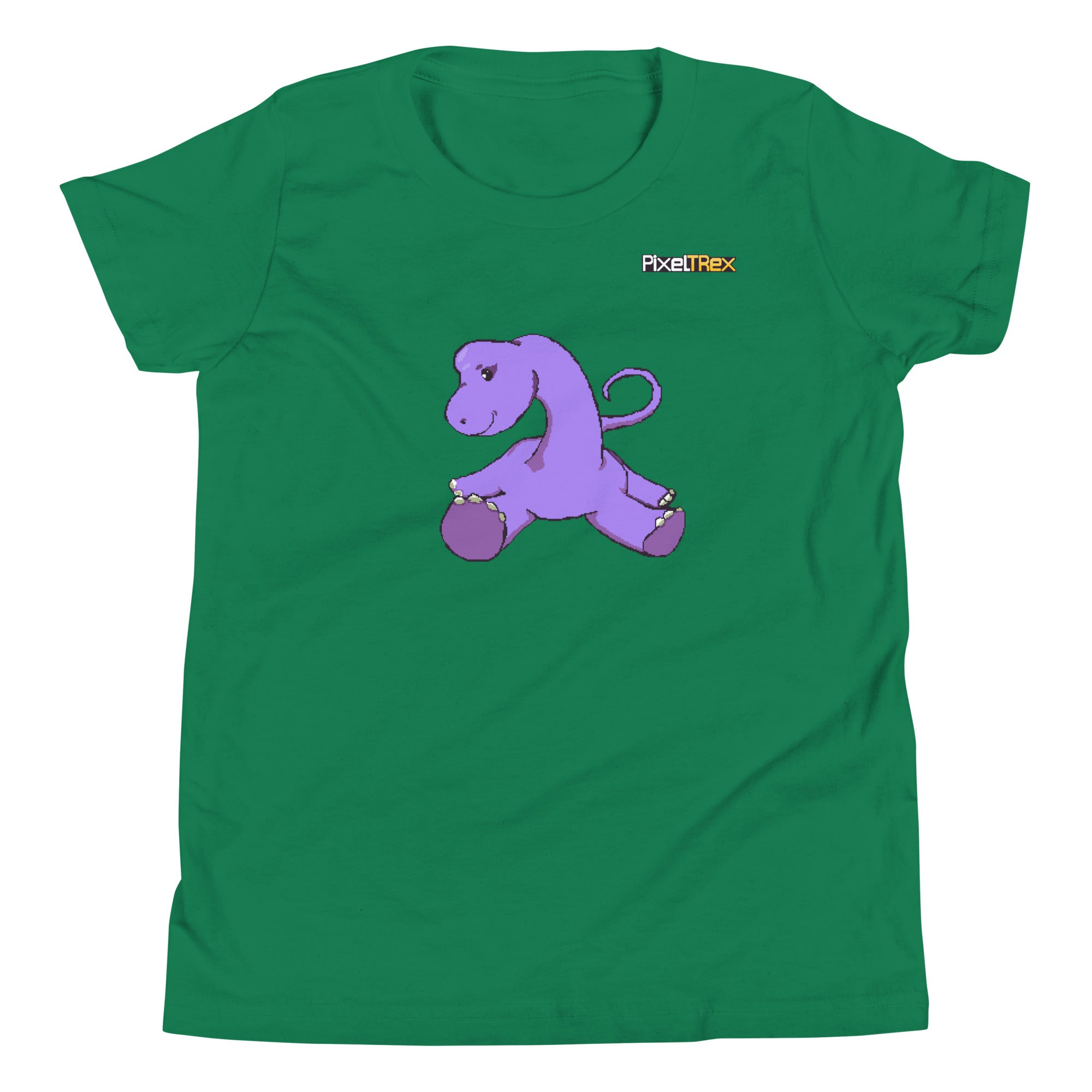 PixelTRex™ – Bracey the Brachiosaurus Pixel Dinosaur Youth T-Shirt