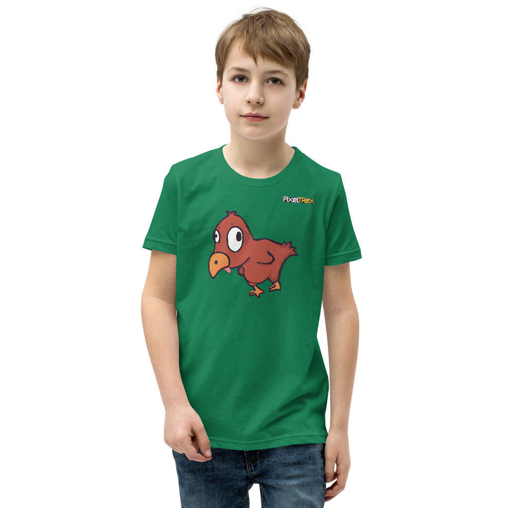 PixelTRex™ – Doug the Dodo Pixel Creature Youth T-Shirt