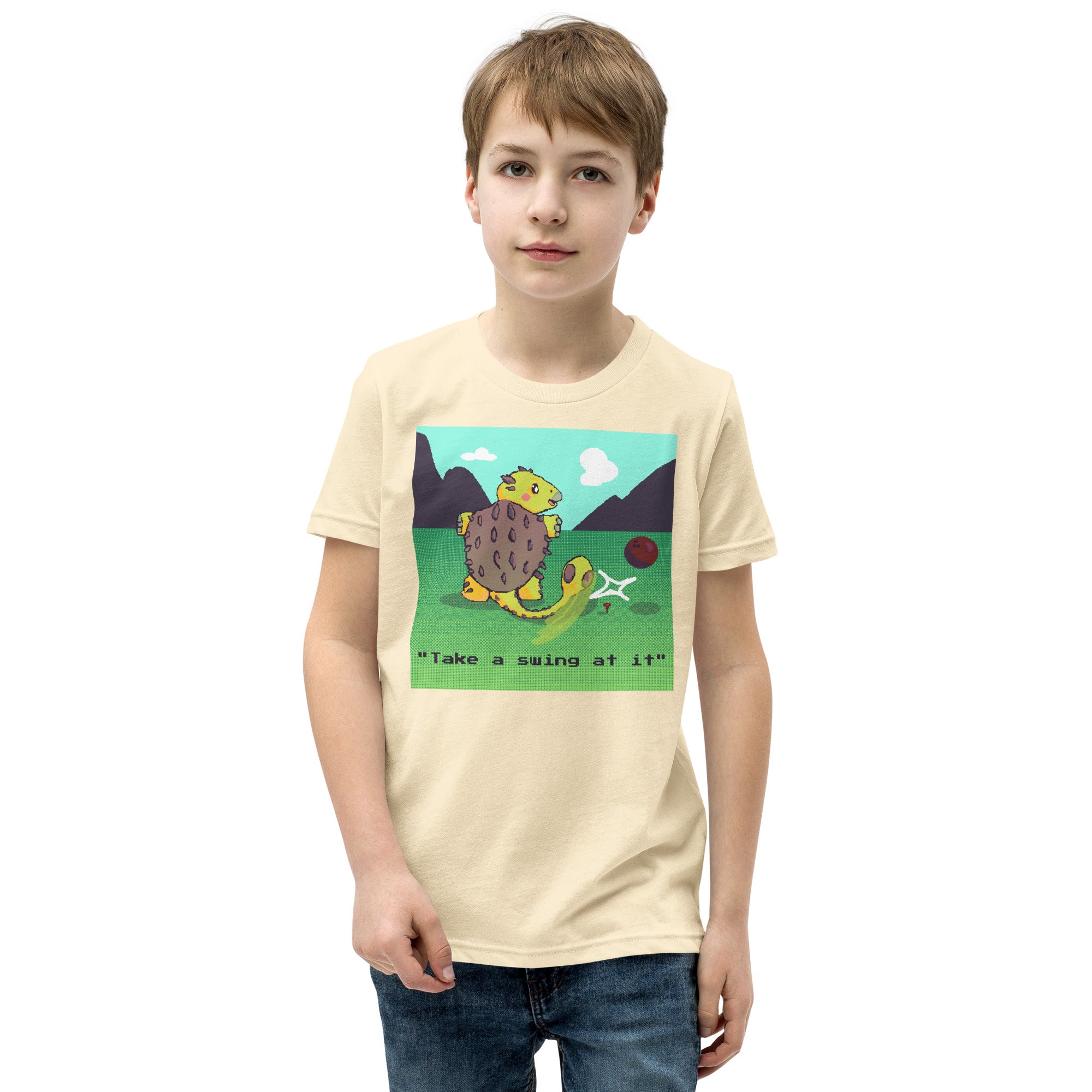 PixelTRex™ – Anky “Take a swing at It” Youth T-Shirt