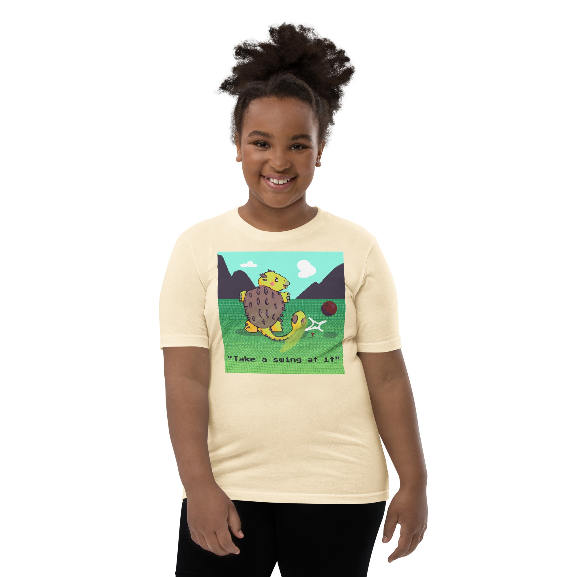 PixelTRex™ – Anky “Take a swing at It” Youth T-Shirt