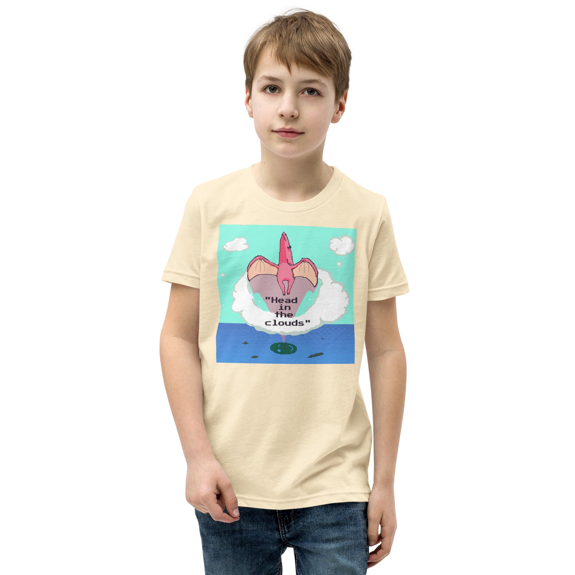 PixelTRex™ – Tera “Head in the Clouds” Youth T-Shirt
