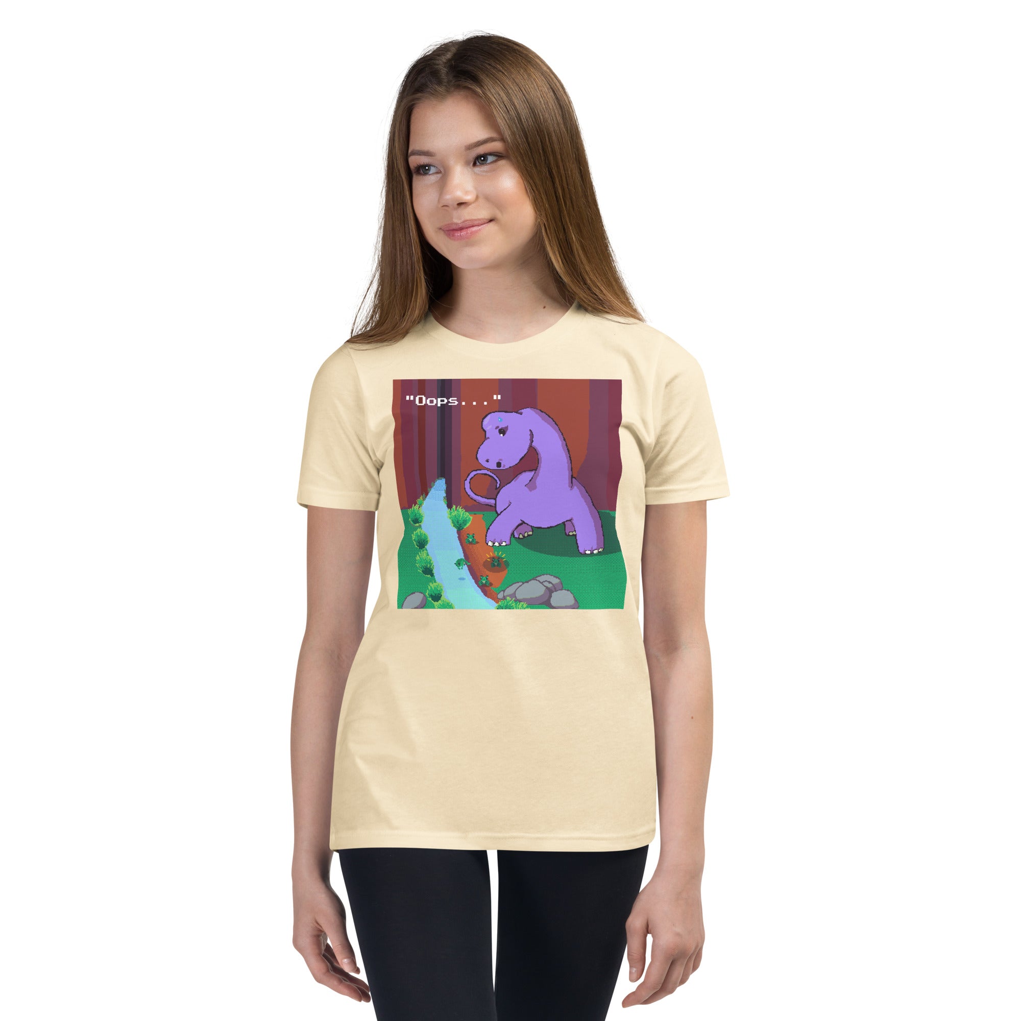 PixelTRex™ – Bracey “Oops” Youth T-Shirt