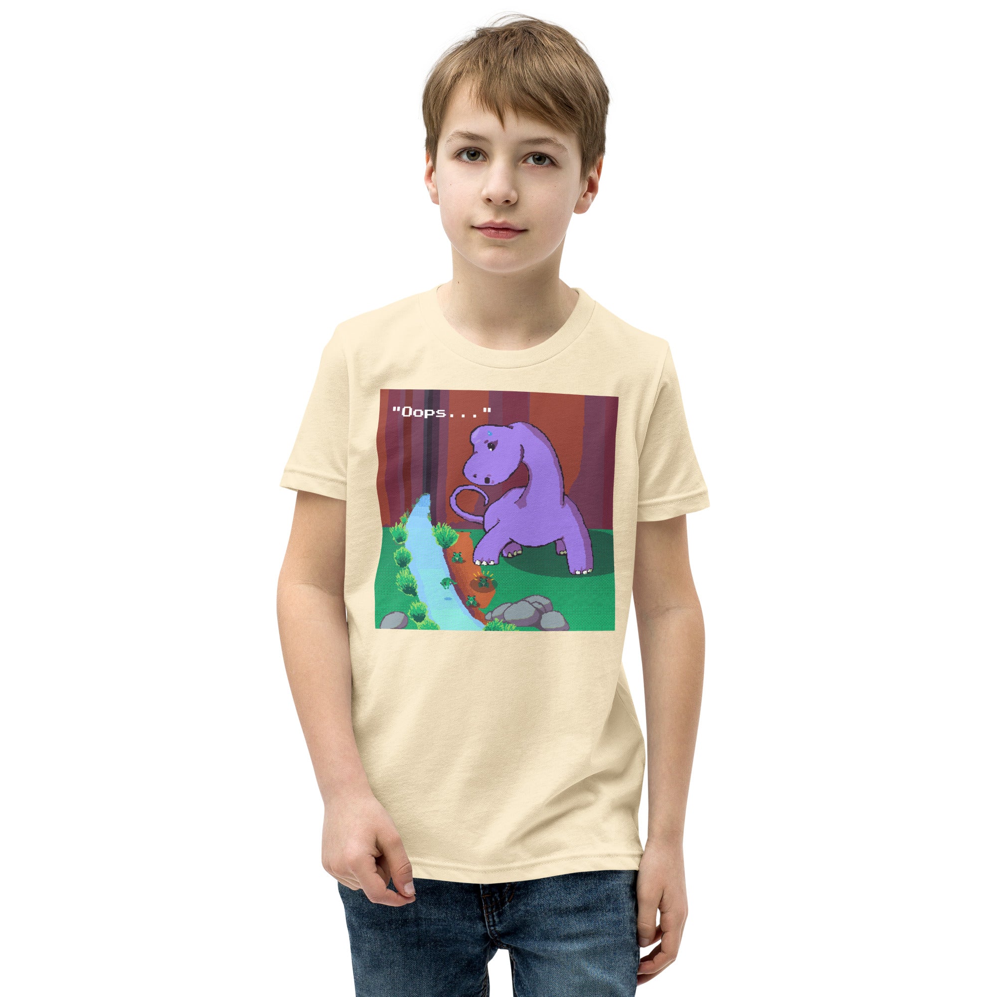 PixelTRex™ – Bracey “Oops” Youth T-Shirt