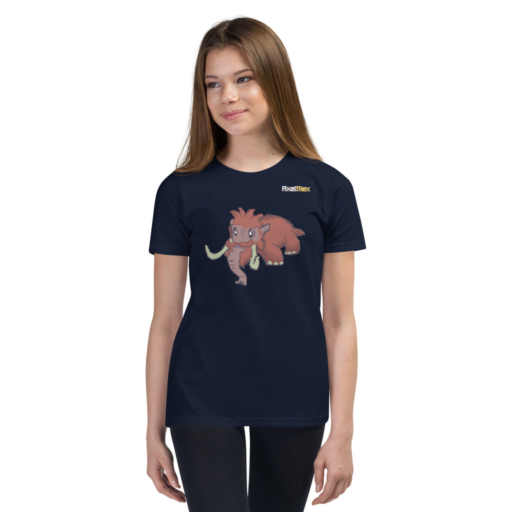 PixelTRex™ – Mammo the Mammoth Pixel Creature Youth T-Shirt