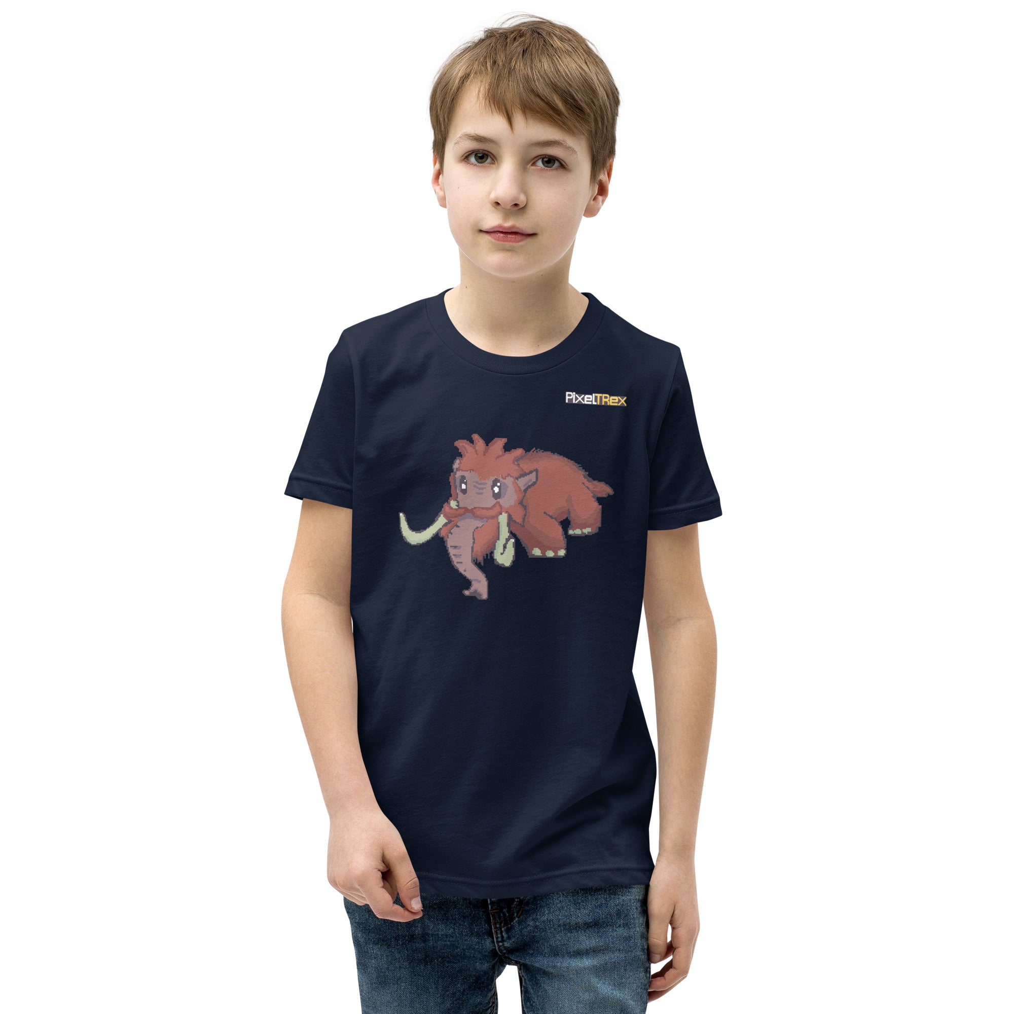 PixelTRex™ – Mammo the Mammoth Pixel Creature Youth T-Shirt