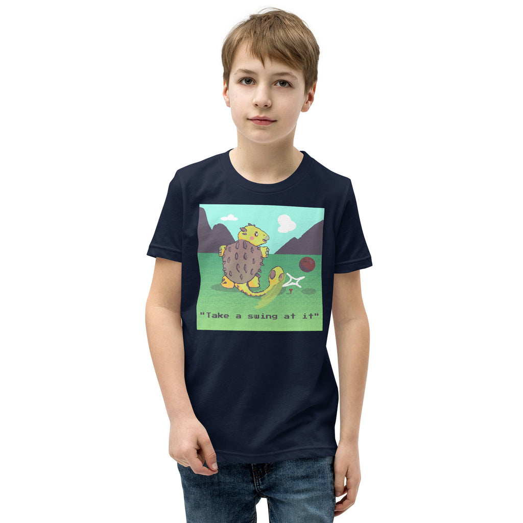 PixelTRex™ – Anky “Take a swing at It” Youth T-Shirt