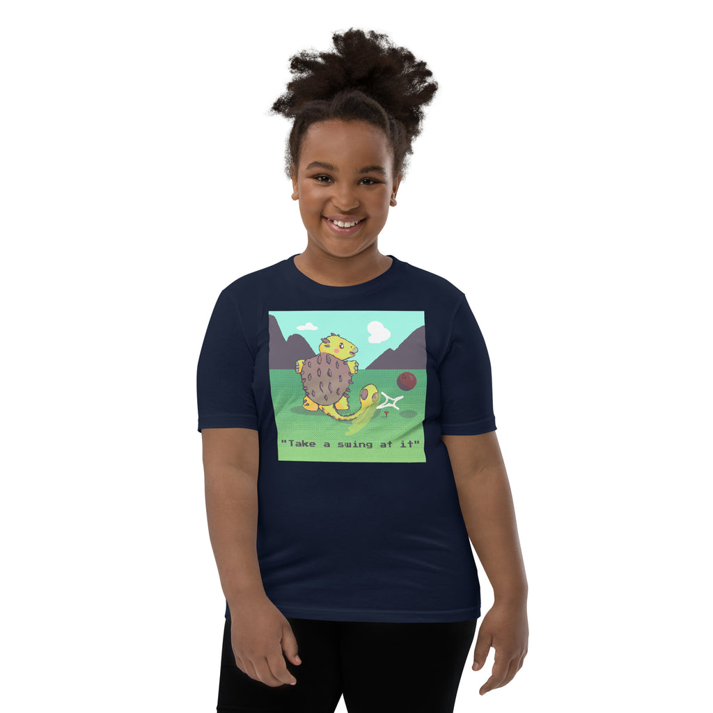 PixelTRex™ – Anky “Take a swing at It” Youth T-Shirt