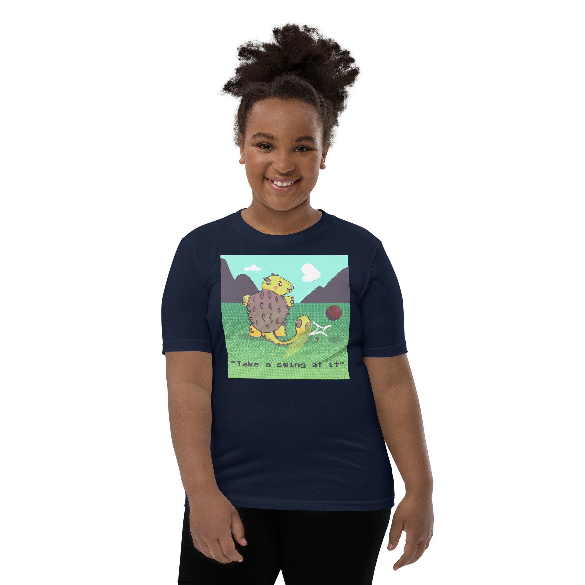PixelTRex™ – Anky “Take a swing at It” Youth T-Shirt