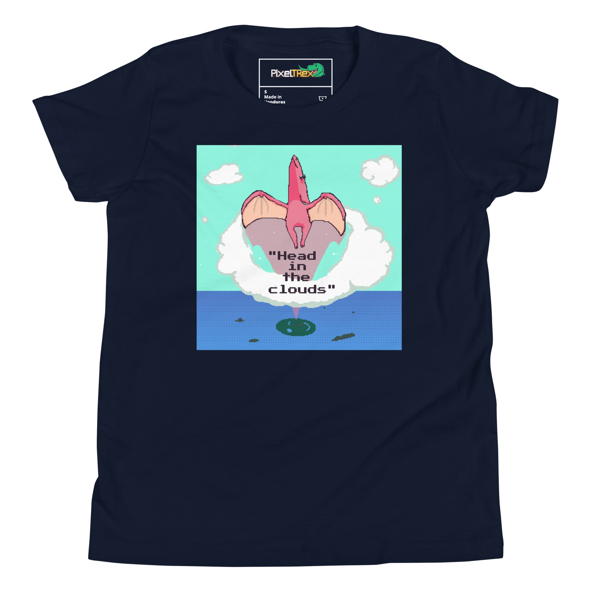 PixelTRex™ – Tera “Head in the Clouds” Youth T-Shirt