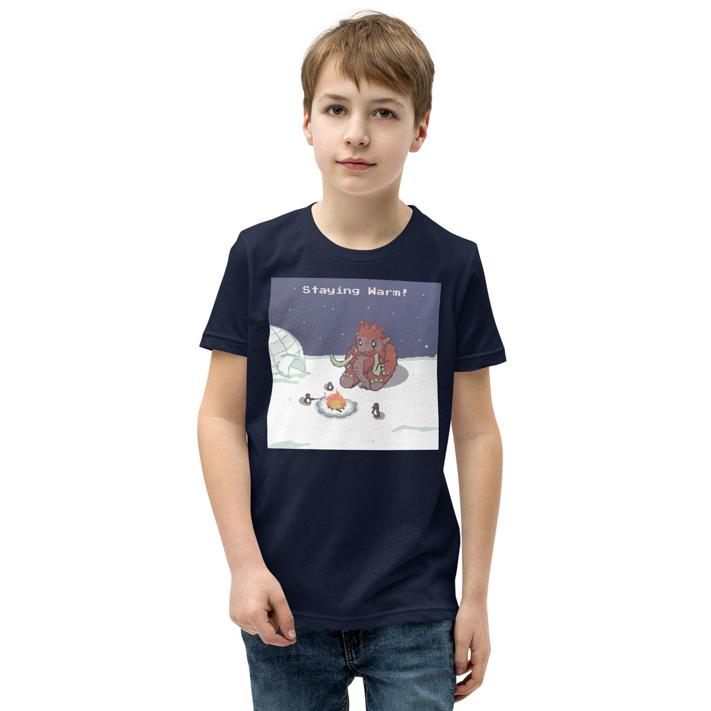 PixelTRex™ – Mammo “Staying Warm!” Youth T-Shirt