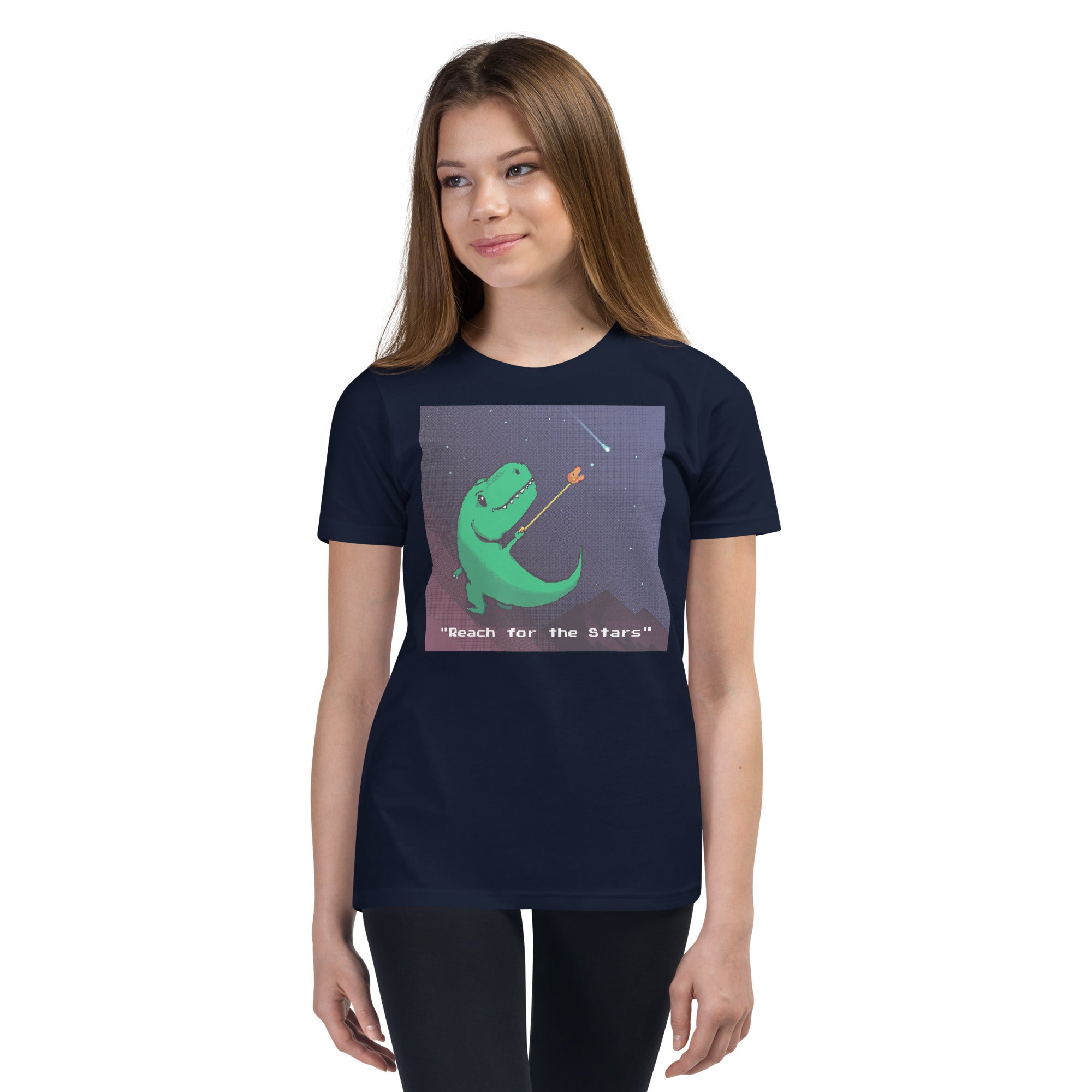 PixelTRex™ - Trex "Reach for the Stars"  Youth T-Shirt