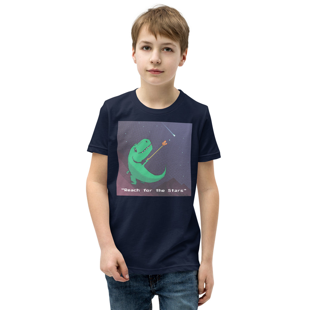 PixelTRex™ - Trex "Reach for the Stars"  Youth T-Shirt