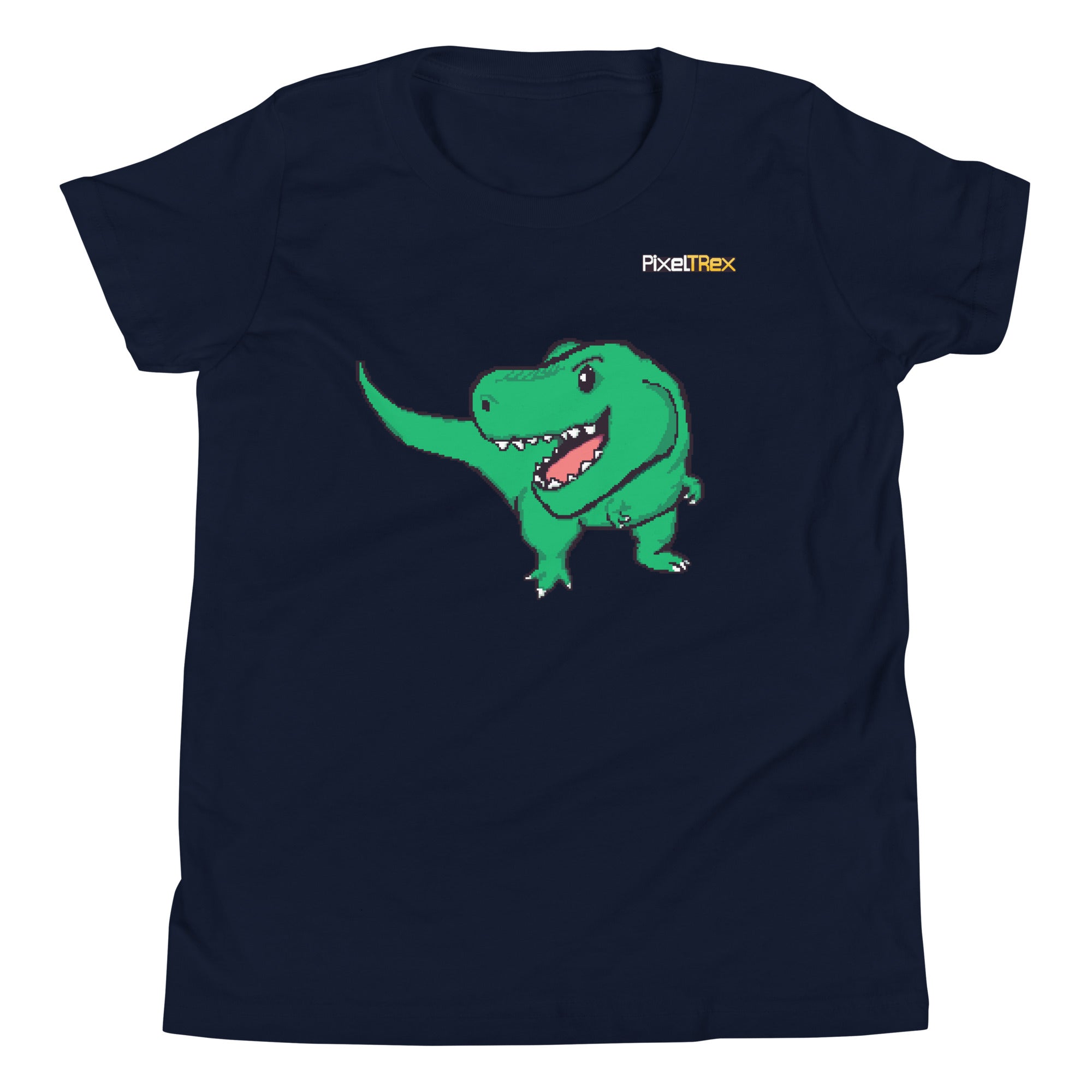 PixelTRex™ – Trex the T-Rex Pixel Dinosaur Youth T-Shirt