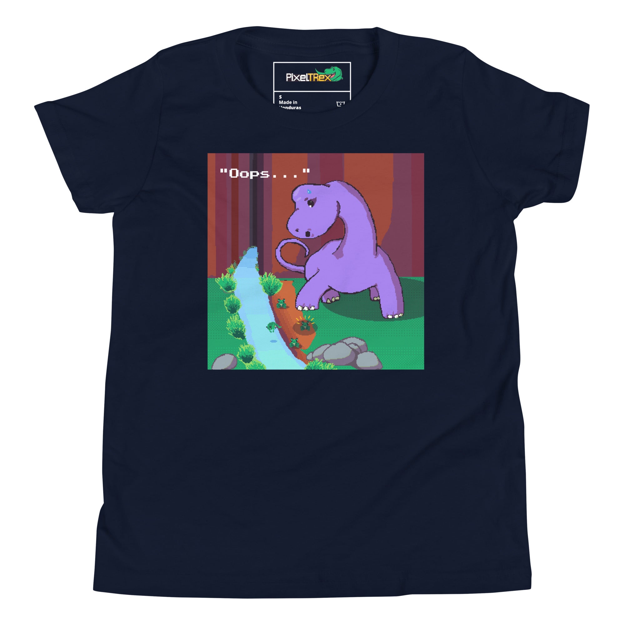 PixelTRex™ – Bracey “Oops” Youth T-Shirt