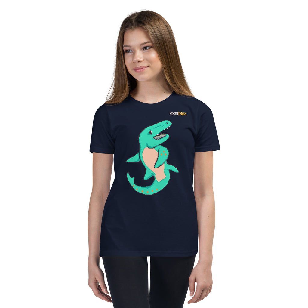 PixelTRex™ – Mosa the Mosasaurus Pixel Creature Youth T-Shirt