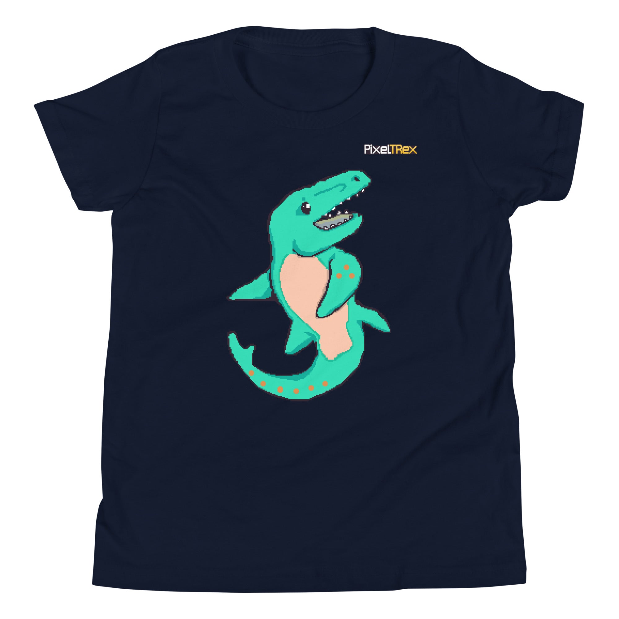 PixelTRex™ – Mosa the Mosasaurus Pixel Creature Youth T-Shirt