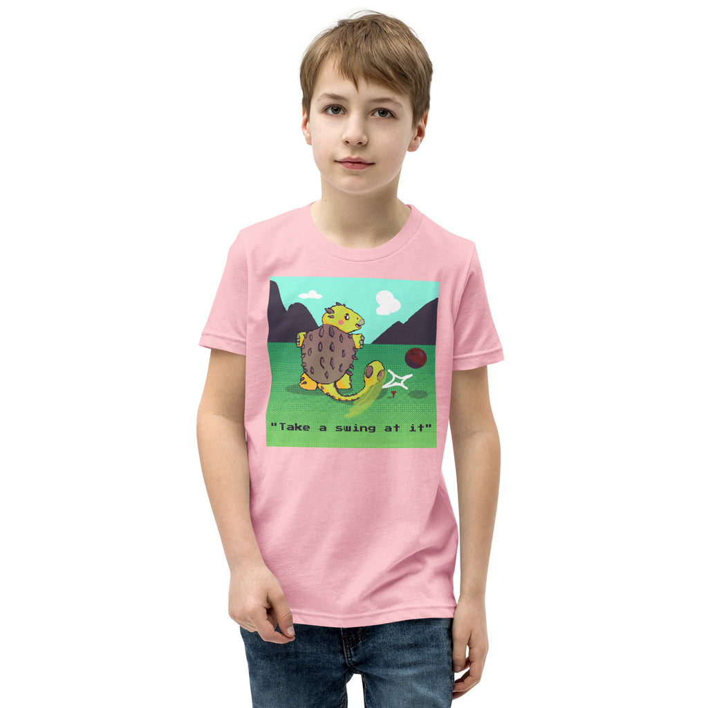 PixelTRex™ – Anky “Take a swing at It” Youth T-Shirt