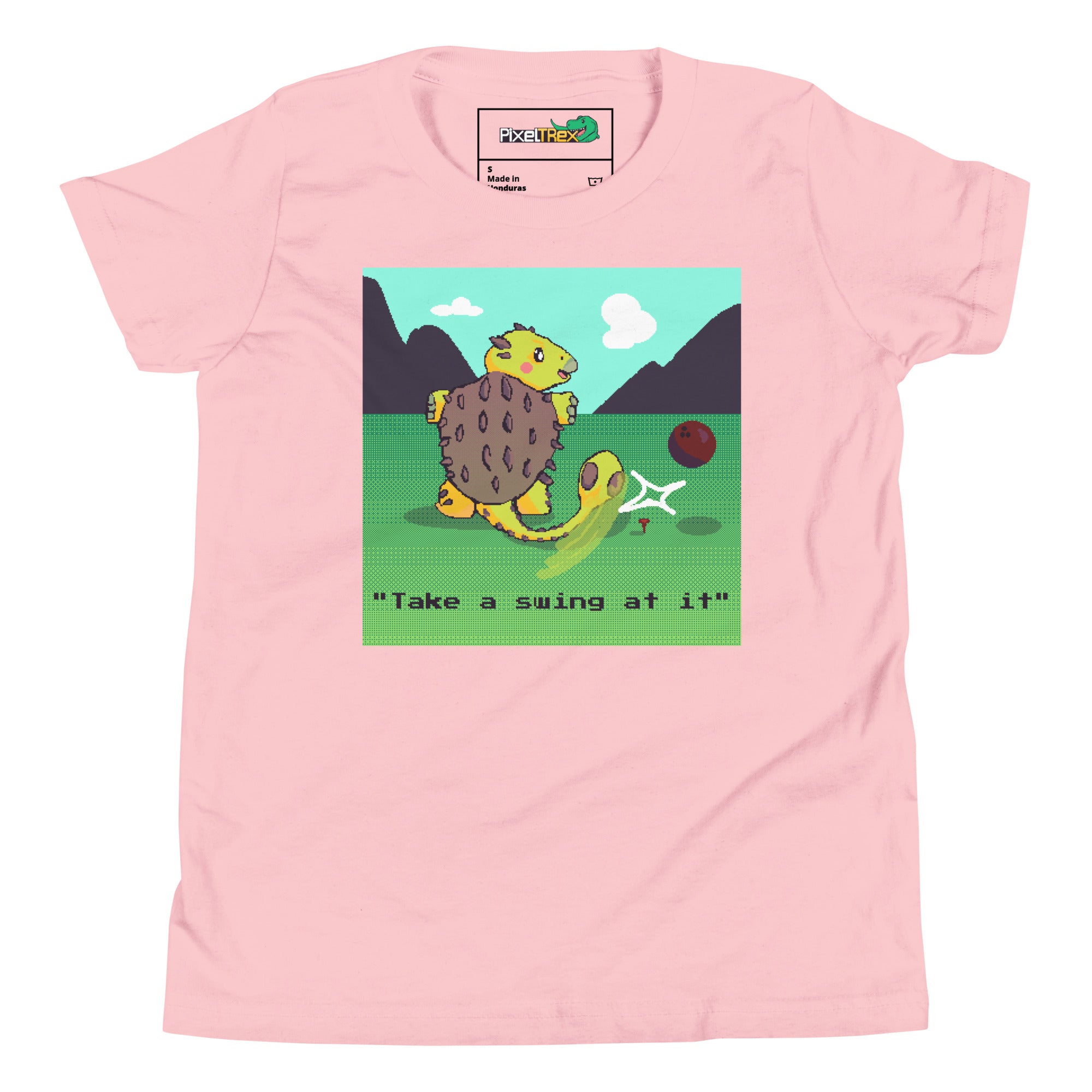 PixelTRex™ – Anky “Take a swing at It” Youth T-Shirt