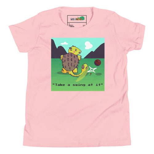 PixelTRex™ – Anky “Take a swing at It” Youth T-Shirt
