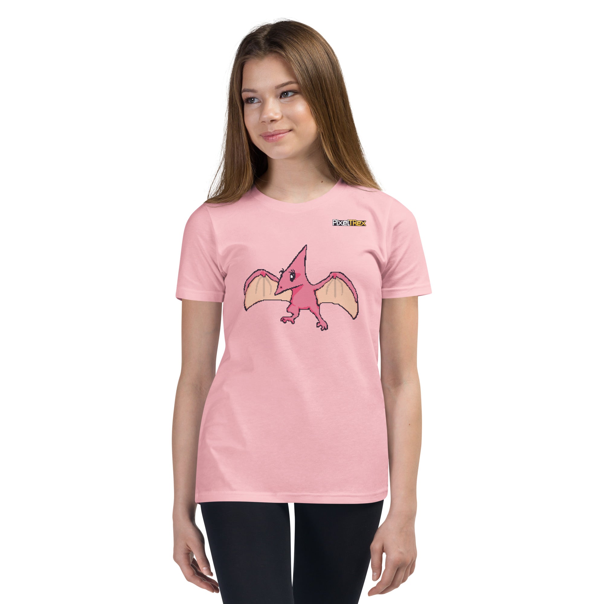 PixelTRex™ – Tera the Pteranodon Pixel Creature Youth T-Shirt
