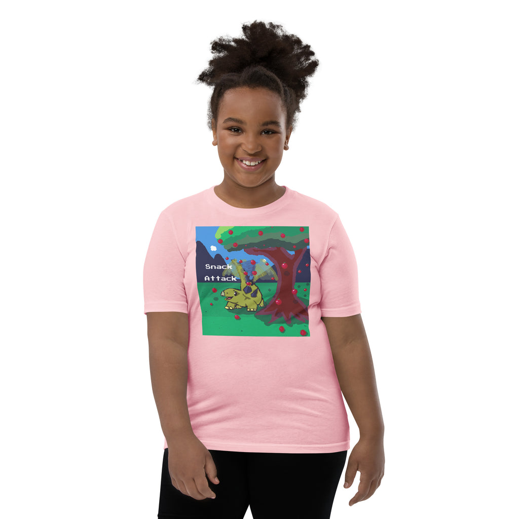 PixelTRex™ – Stego “Snack Attack” Youth T-Shirt