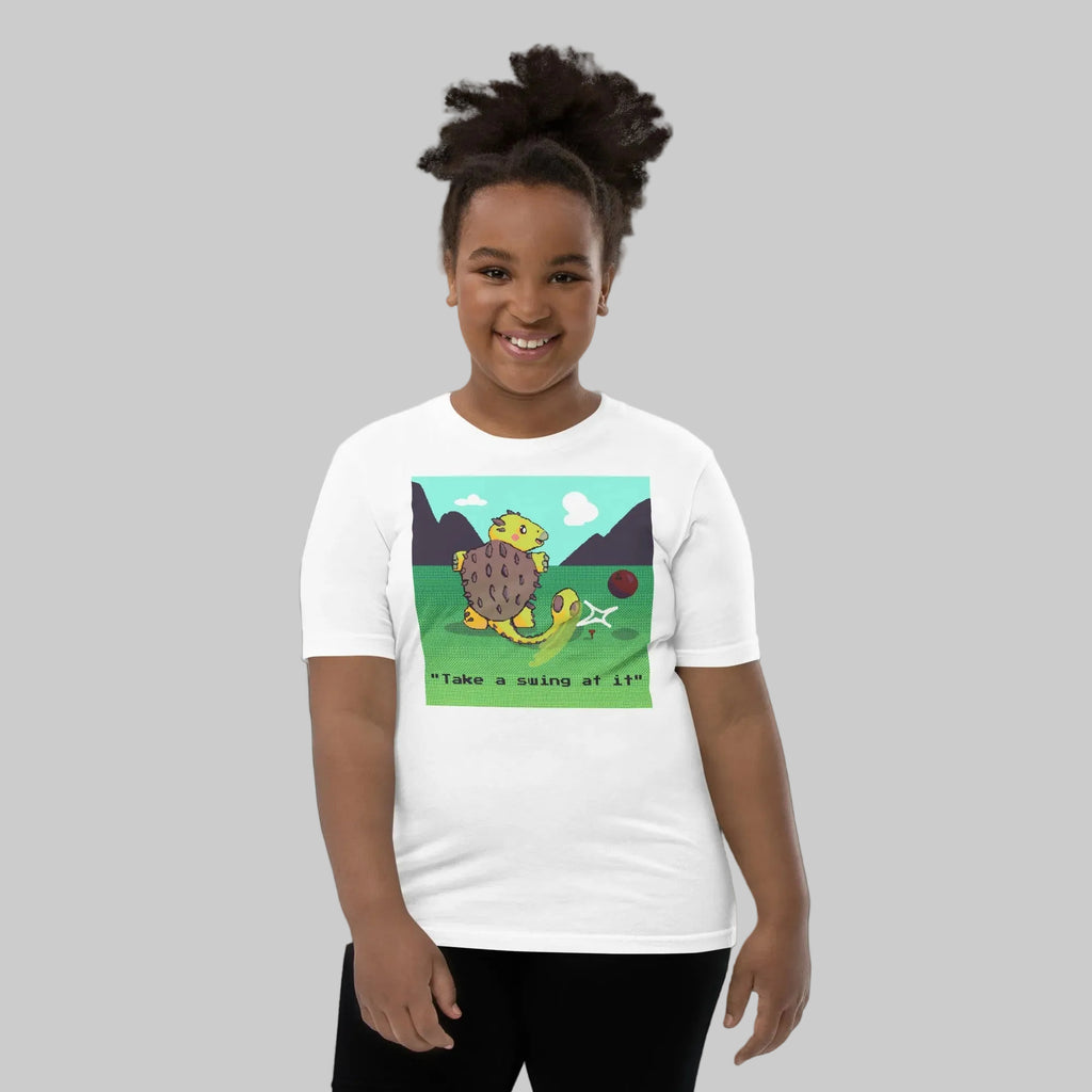 PixelTRex™ – Anky “Take a swing at It” Youth T-Shirt