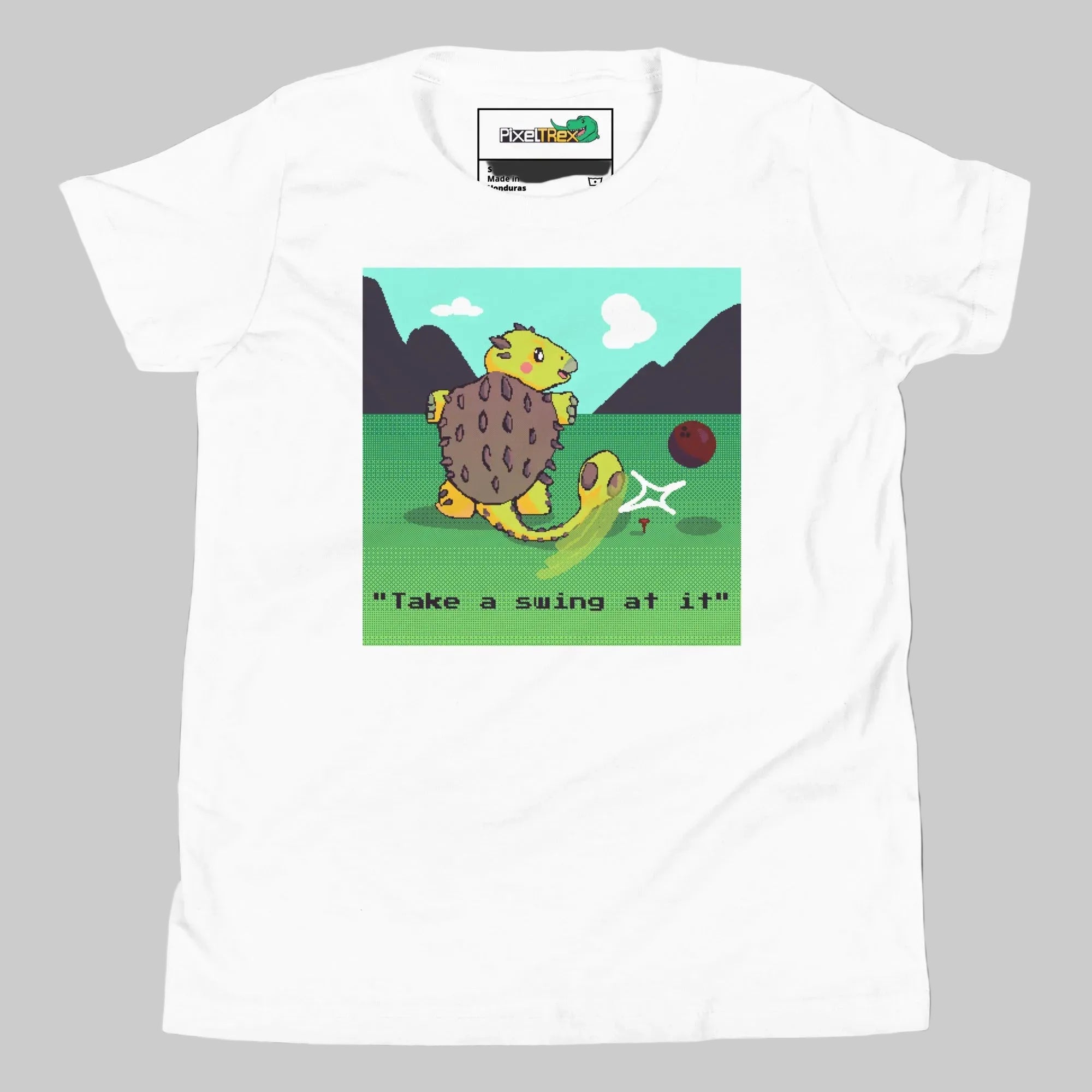 PixelTRex™ – Anky “Take a swing at It” Youth T-Shirt