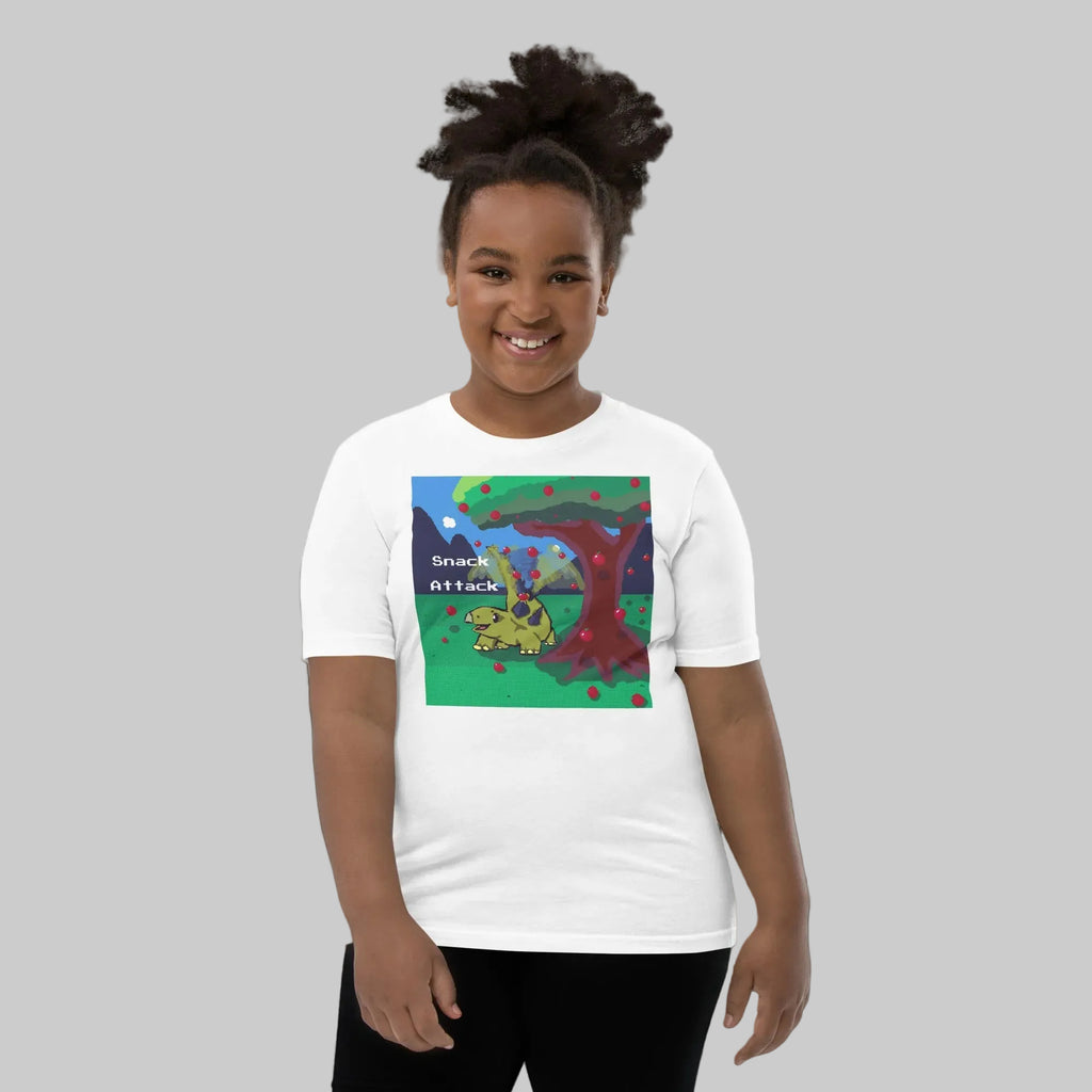 PixelTRex™ – Stego “Snack Attack” Youth T-Shirt