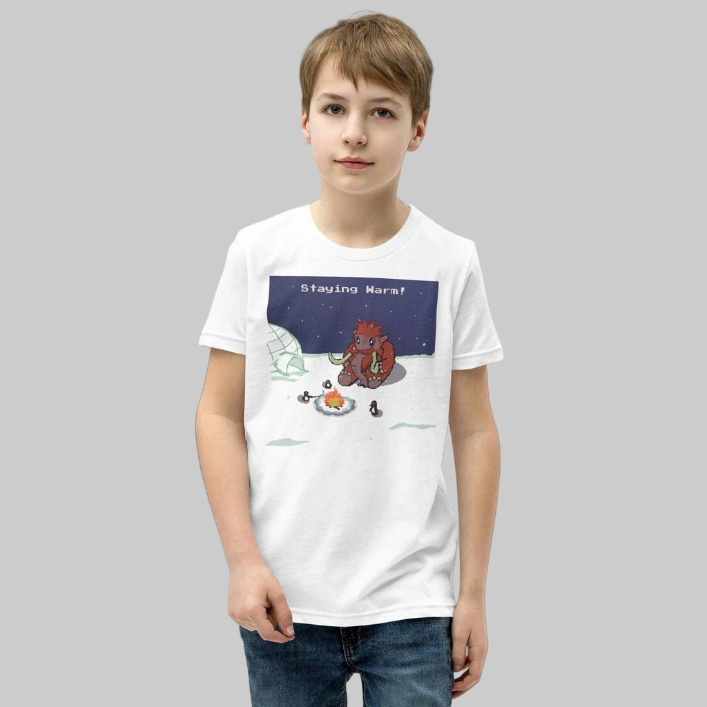 PixelTRex™ – Mammo “Staying Warm!” Youth T-Shirt