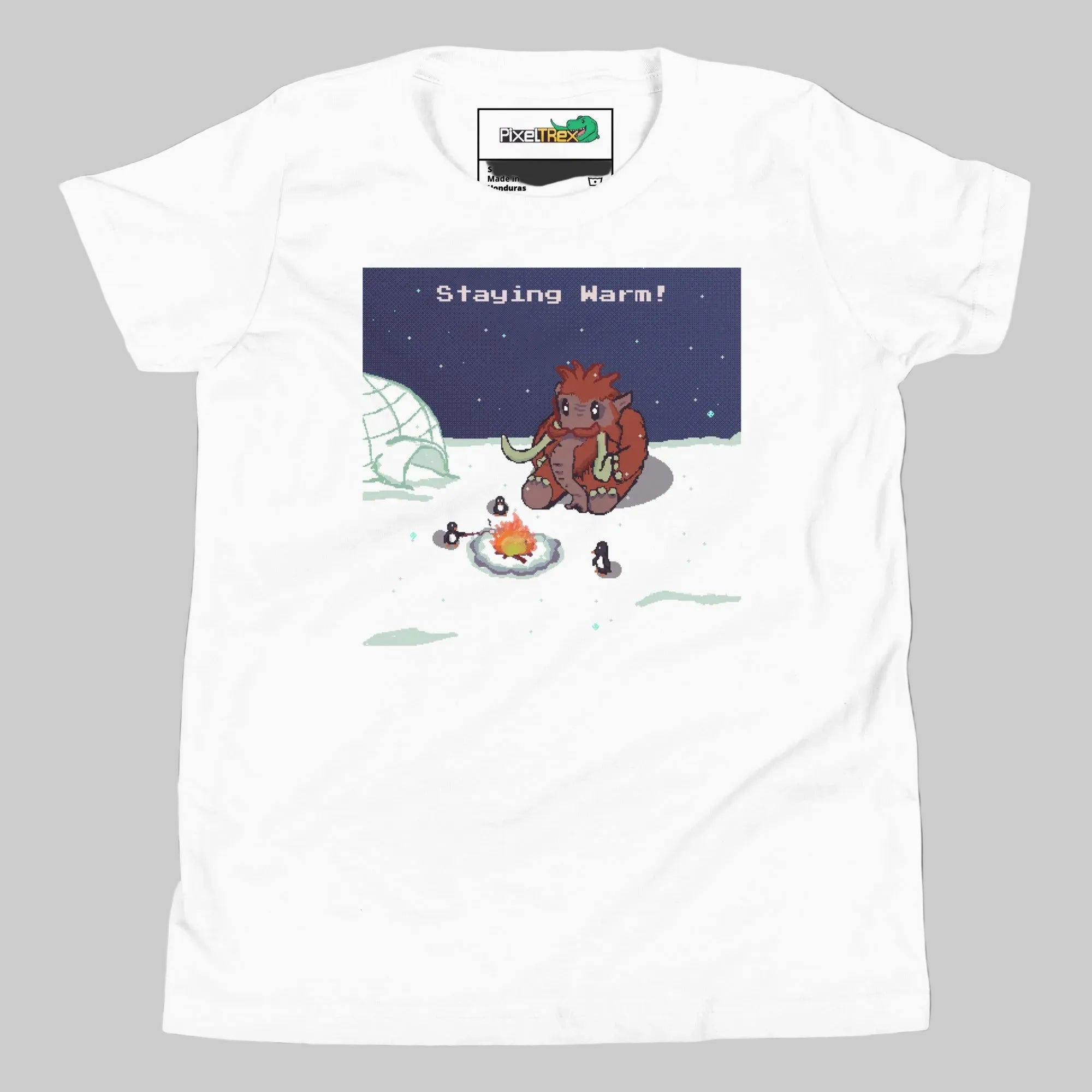 PixelTRex™ – Mammo “Staying Warm!” Youth T-Shirt