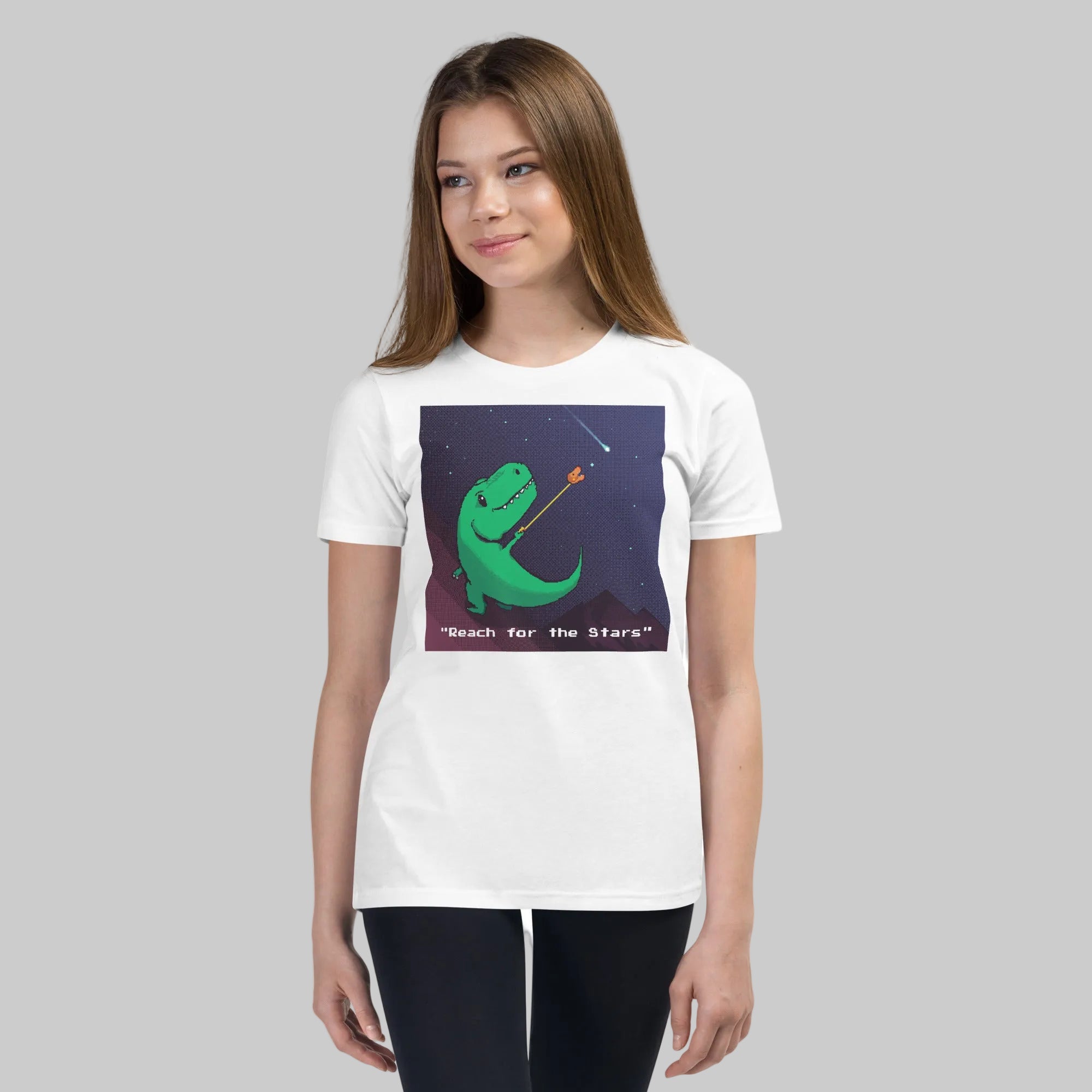 PixelTRex™ - Trex "Reach for the Stars"  Youth T-Shirt