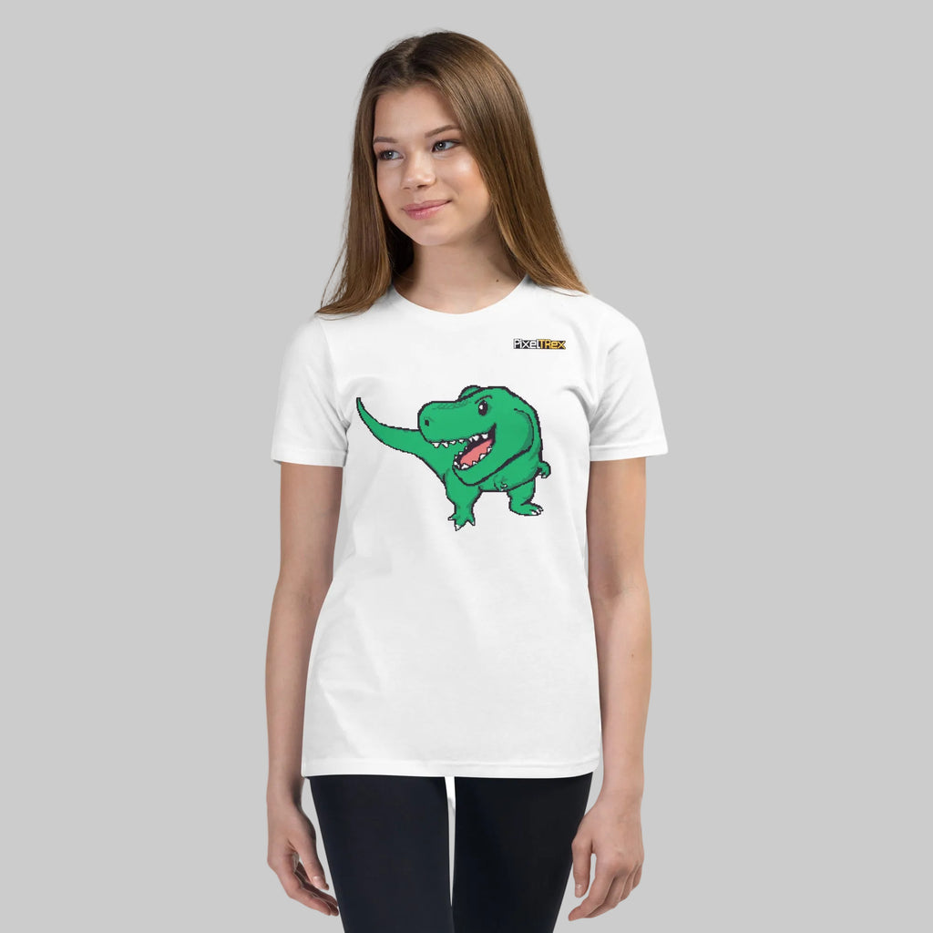 PixelTRex™ – Trex the T-Rex Pixel Dinosaur Youth T-Shirt