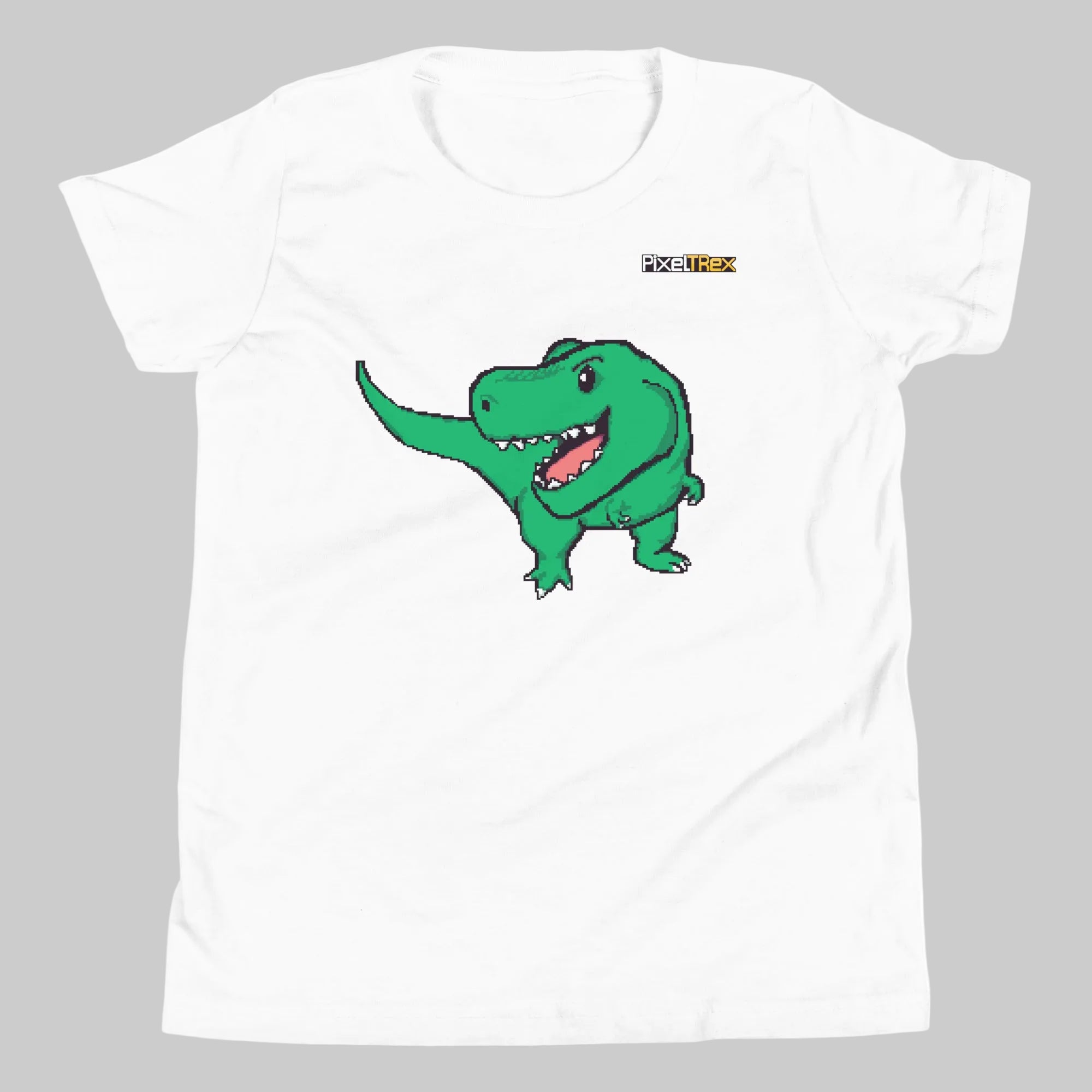 PixelTRex™ – Trex the T-Rex Pixel Dinosaur Youth T-Shirt