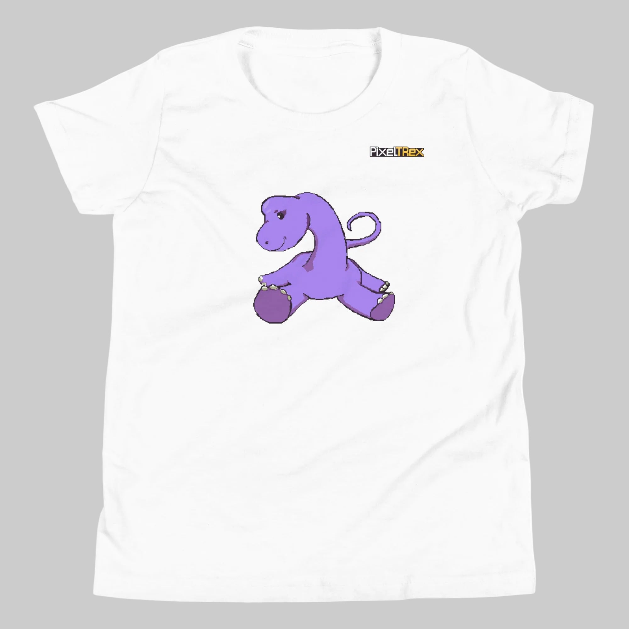 PixelTRex™ – Bracey the Brachiosaurus Pixel Dinosaur Youth T-Shirt
